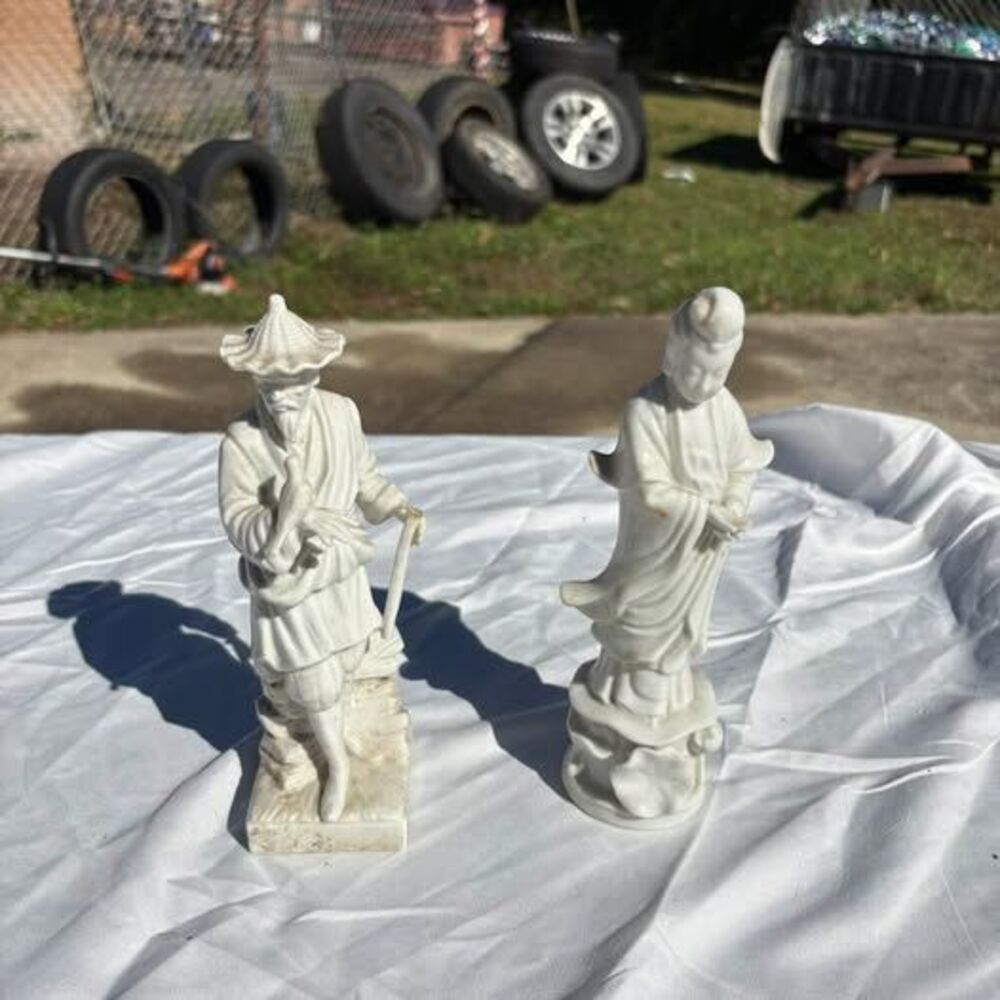 1976 Fitz and Floyd Blanc de Chine Figurines